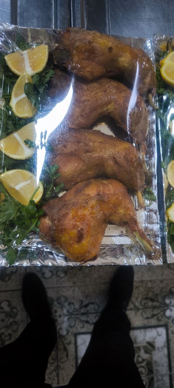 مرغ سرخ شده